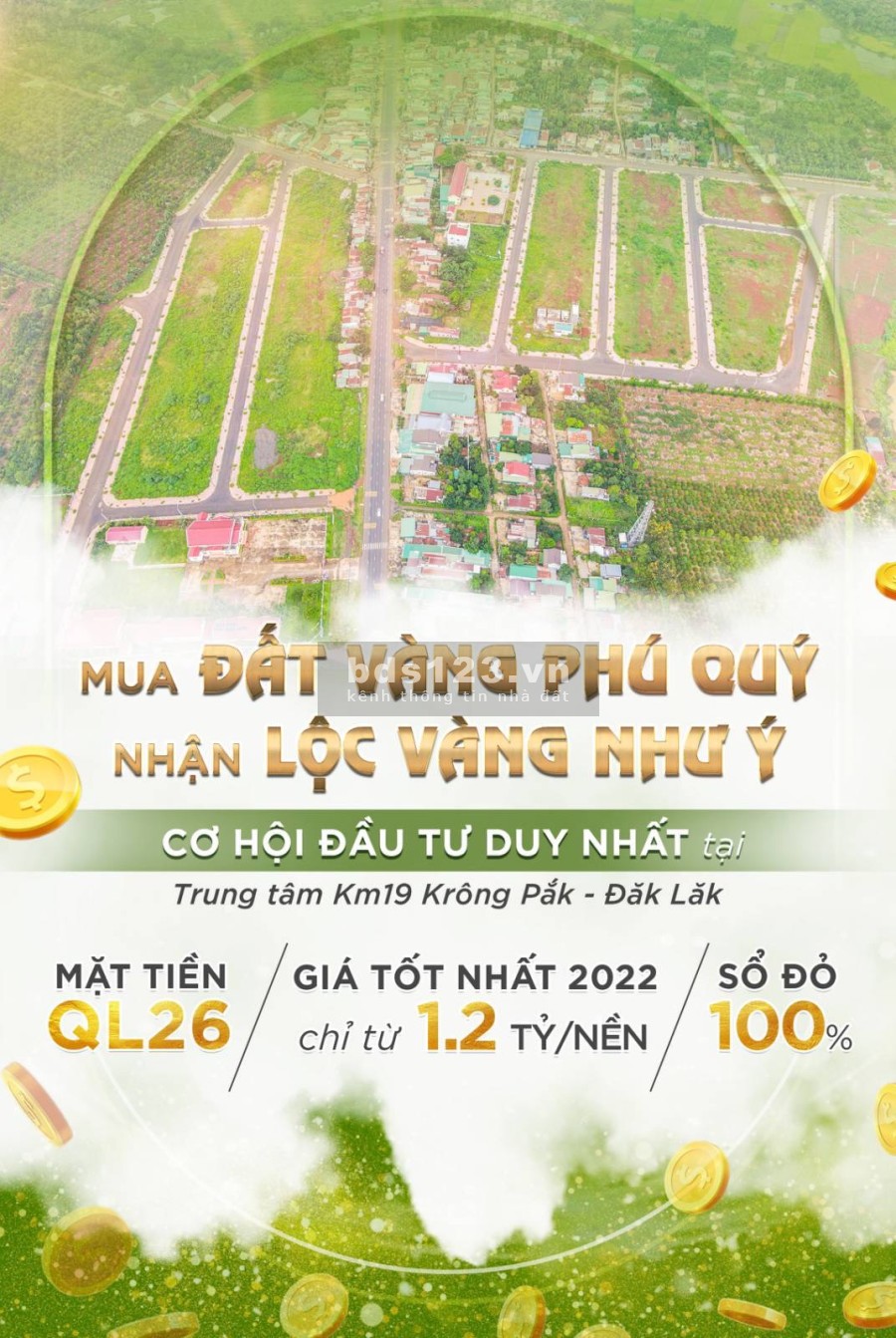 Bán đất nền đầu tư sinh lời cao tại dự án đất nền Eaknuec pháp lý giấy tờ chính chủ