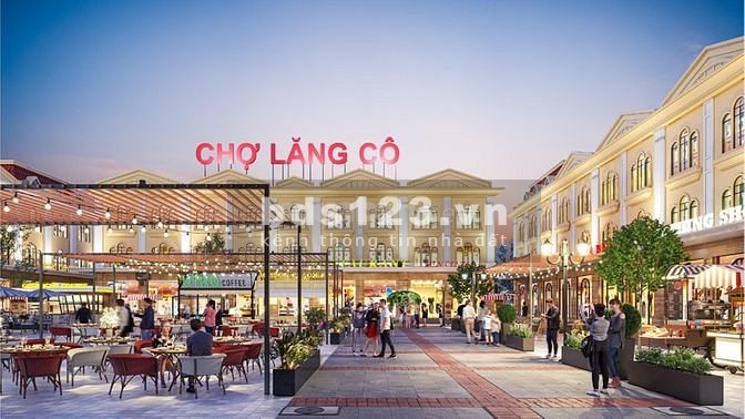 Kiot shophouse chợ truyền thống Lăng Cô, giá chỉ từ 509 triệu/kiot, liên hệ 0905673198