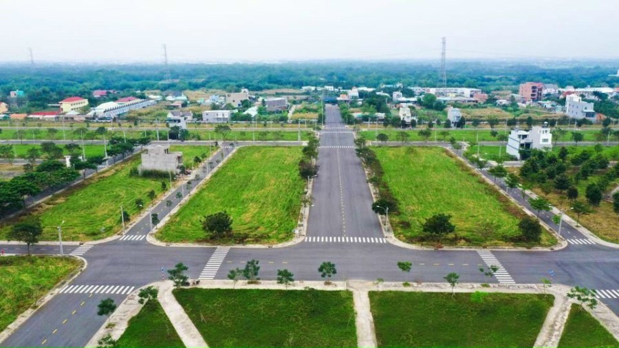 Đất nền sổ hồng riêng thích hợp đầu tư khu công nghiệp Long Hậu đường lớn, quy hoạch ổn định