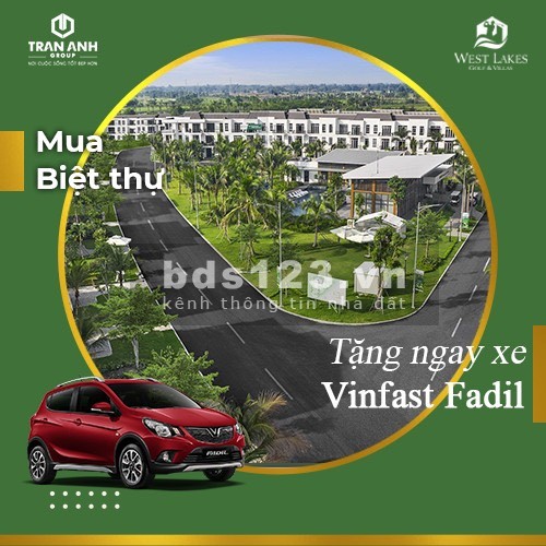 Bán Biệt Thự View Sân Golf 27 lỗ chuẩn Quốc Gia giá rẻ sập sàn.