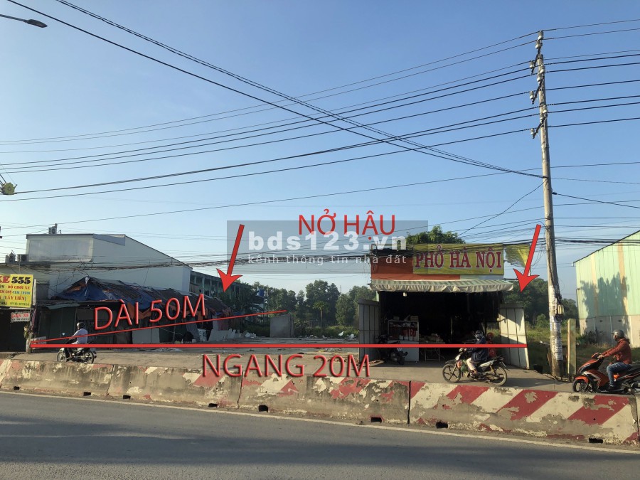 Cho thuê đất mặt tiền ngang 20m, đường Tỉnh Lộ 10, gần KCN Tân Đức, Đức Hoà, Long An