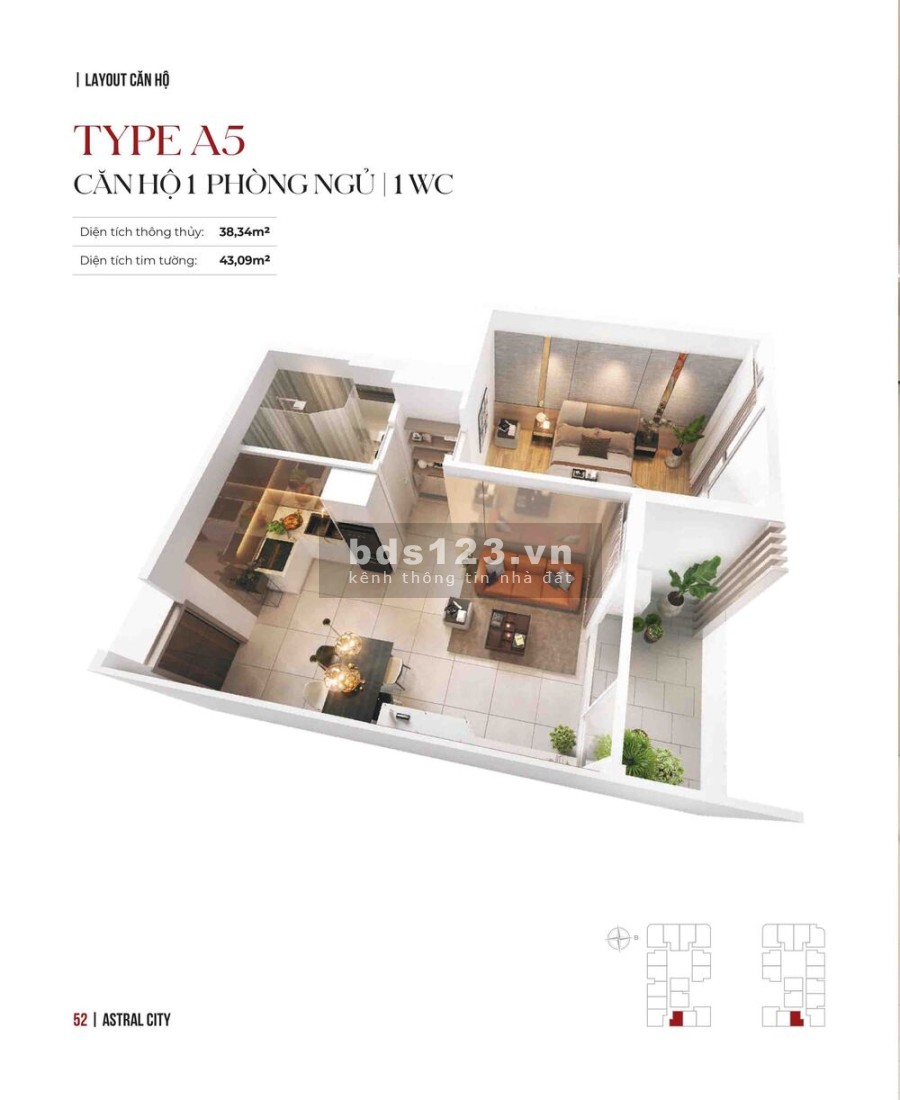 Chỉ với 190 triệu sở hữu ngay căn hộ mặt tiền Quốc lộ 13 liên hệ xem nhà 0933691484