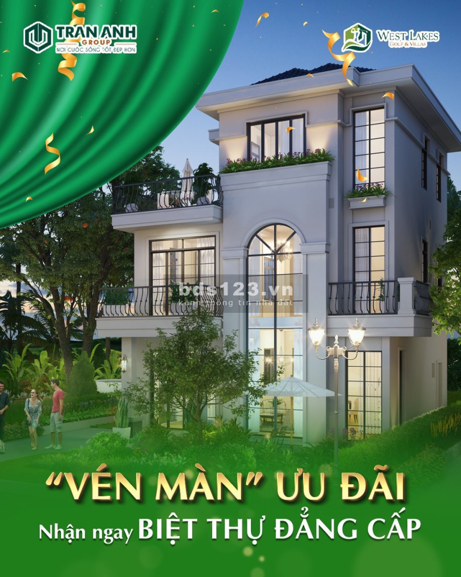 Bán Biệt Thự View Sân Golf 27 lỗ chuẩn Quốc Gia giá rẻ sập sàn.