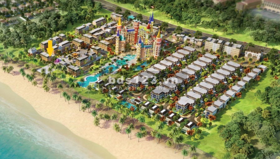 Shophouse mặt tiền biển Wonderland thuộc Novaworld Hồ Tràm, cam kết lợi nhuận 6,6%/năm