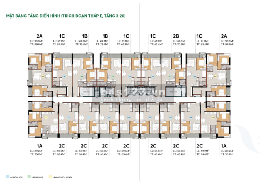 Căn hộ MT Quận 9 chỉ 36 triệu/m2, mua căn 3pn dt 90m2, nhận tổng chiết khấu 8.5%