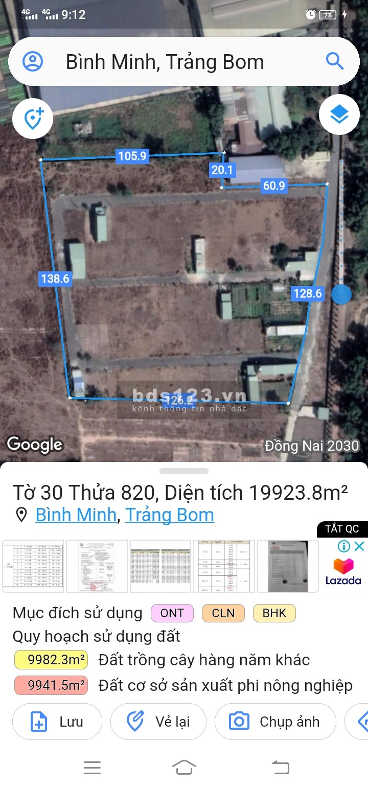 Bán đất nền chính chủ không qua môi giới pháp lý chính chủ khu dân cư đông đúc, giá tốt