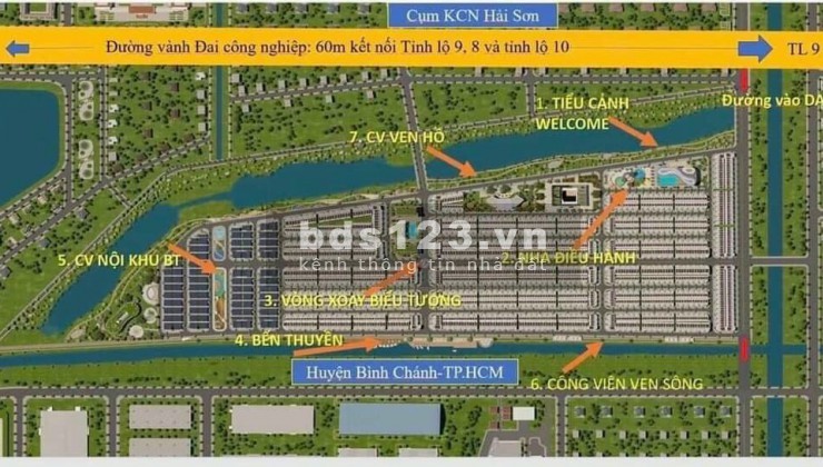 Đát nền 100m2 Đức Hòa Long An có Sổ Đỏ ngay trong 6-12 tháng