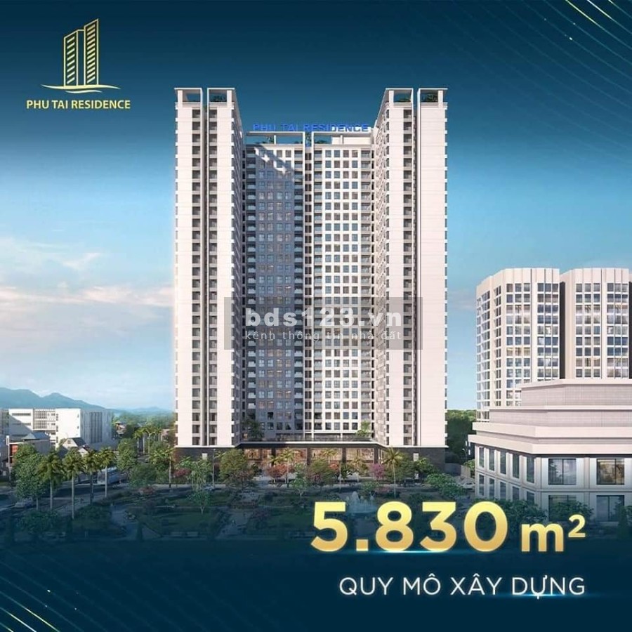 Căn hộ cao cấp Phú Tài Residence 25% nhận ngay căn hộ view biển tặng gọi nội thất 250 triệu