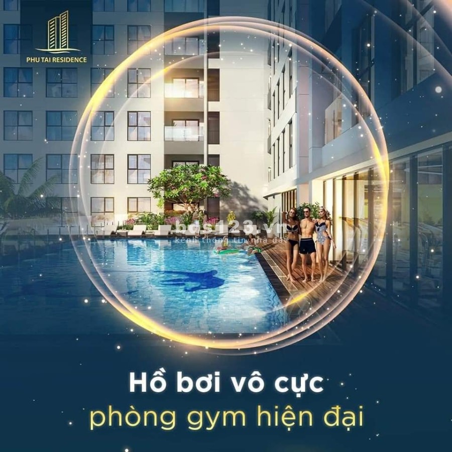 Căn hộ cao cấp Phú Tài Residence 25% nhận ngay căn hộ view biển tặng gọi nội thất 250 triệu