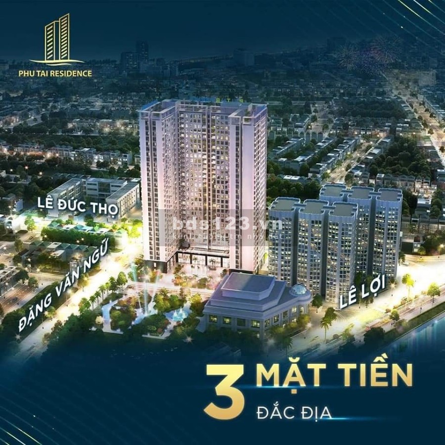 Căn hộ cao cấp Phú Tài Residence 25% nhận ngay căn hộ view biển tặng gọi nội thất 250 triệu