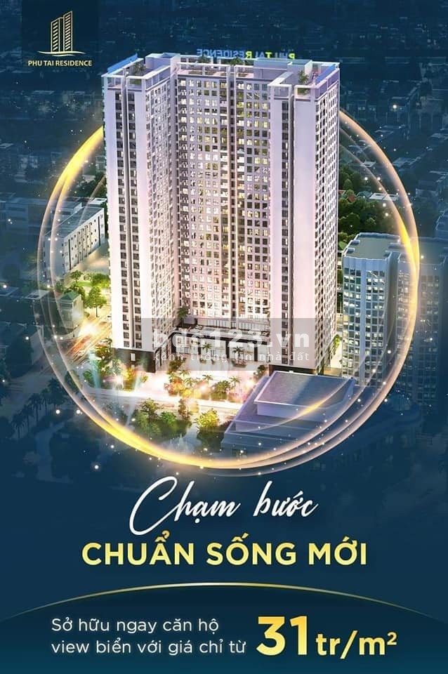 Căn hộ cao cấp Phú Tài Residence 25% nhận ngay căn hộ view biển tặng gọi nội thất 250 triệu