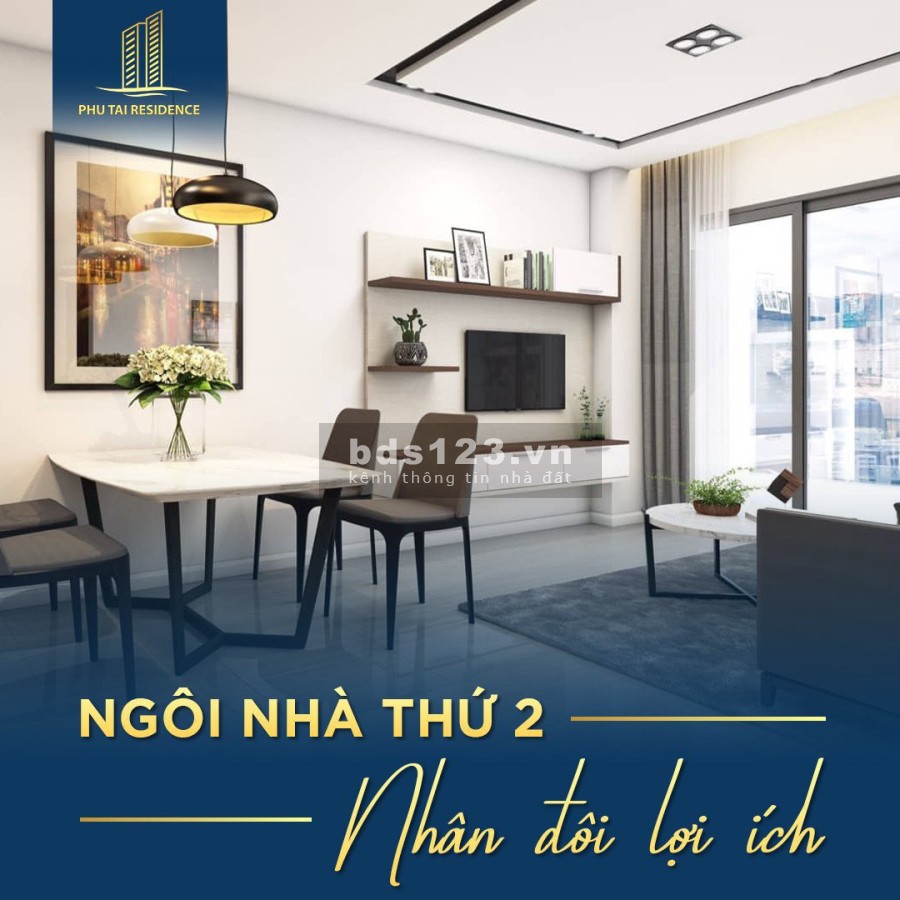 Căn hộ cao cấp Phú Tài Residence 25% nhận ngay căn hộ view biển tặng gọi nội thất 250 triệu