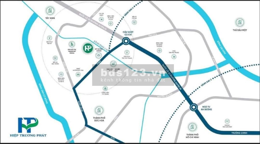 Chỉ có 200 nền đất sổ đỏ Hai Thành giáp ranh Củ Chi; triển khai giai đoạn 1; giá cháy hàng 17tr/m2