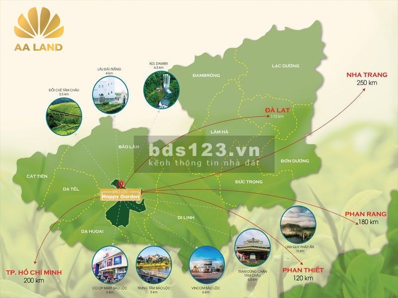 Bán đất nền dự án thành phố Bảo Lộc _ Lâm Đồng. Có sổ hồng từng nền, sang tên nhanh trong ngày