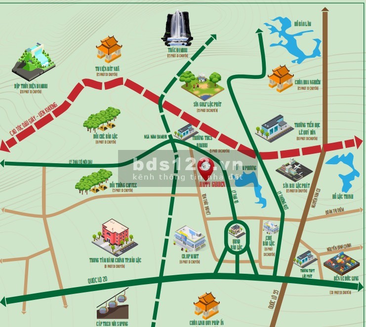 Bán đất nền dự án thành phố Bảo Lộc _ Lâm Đồng. Có sổ hồng từng nền, sang tên nhanh trong ngày