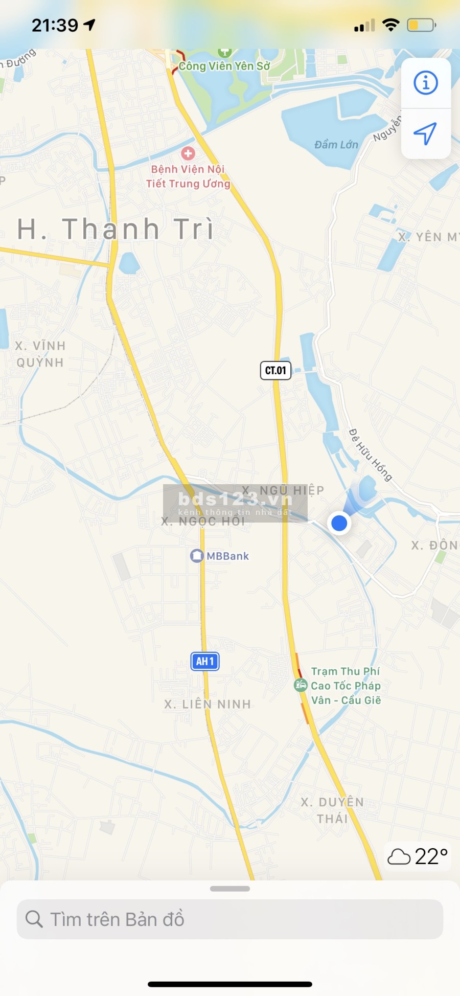 Chính chủ cần bán lô đất 66m ở Xã Ngũ Hiệp - Thanh Trì giá bán đầu tư sinh lời cao, lhcc
