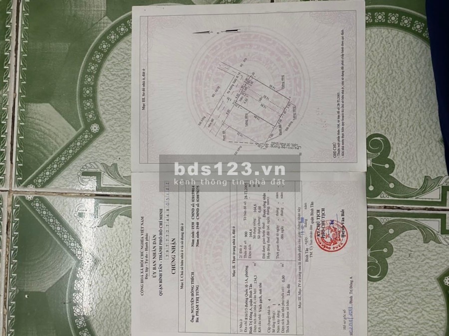 Cần bán dãy phòng trọ 10 phòng ở quốc lộ 1A sổ hồng chính chủ, pháp lý đầy đủ, sổ sẵn