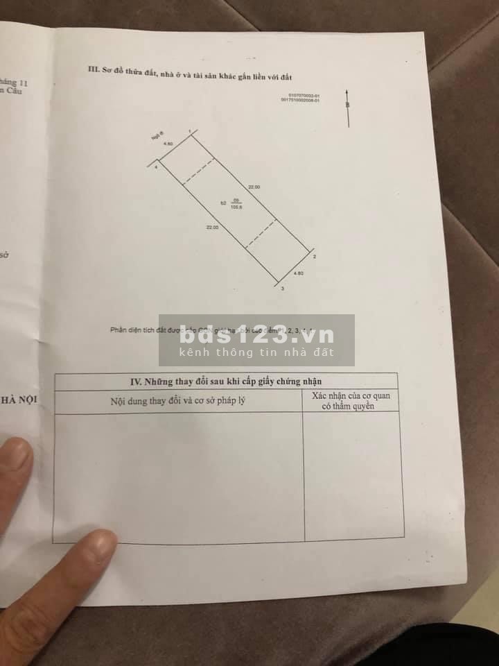 Bán Gấp Căn Trần Duy Hưng Quận Cầu Giấy cách mặt phố 20m gara ô tô đủ 3 ô tô, ngõ ô tô tải tránh