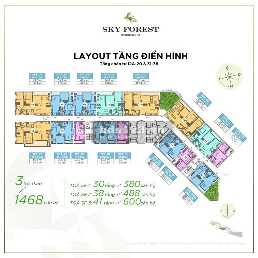 Bán căn ngoại giao giá rẻ nhất thị trường Duplex, Gaden villa hót nhất Sky Forest