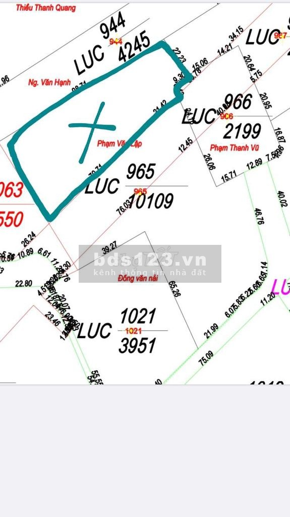 Chính chủ kẹt cần Bán Đất mặt tiền ĐT945 Châu Phú An Giang giá rẻ chỉ 1,2 triệu/m2