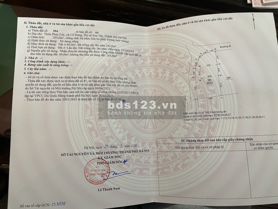 Chỉ 10 triệu/m2 Sở hữu ngay lô góc siêu đẹp tại Cổ Đông - Sơn Tây giá tốt đầu tư sinh lời