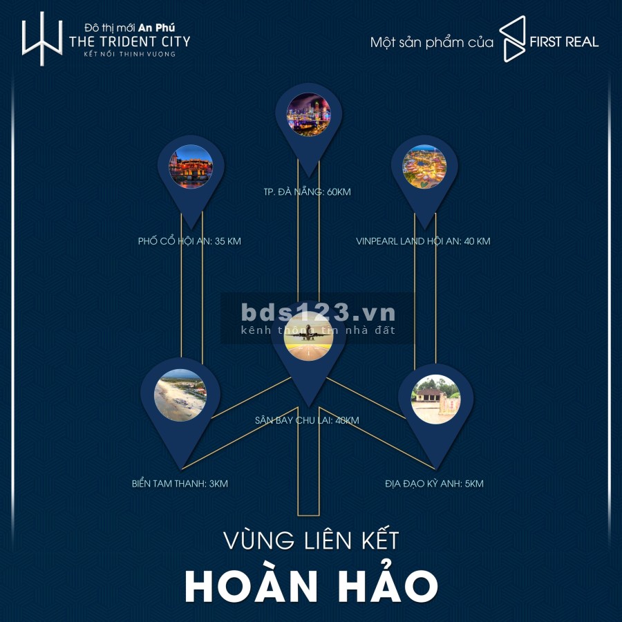 Mở bán Giai Đoạn I khu đô thị Quốc Tế The Trident City giá gốc từ chủ đầu tư pháp lý đủ