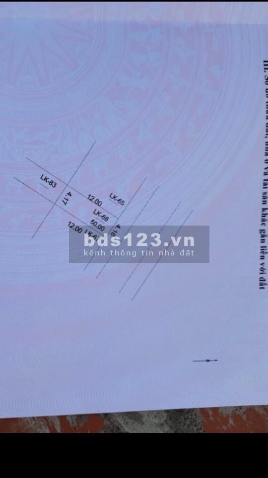 Bán đất Dọc Bún vỉa hè đá bóng hàng xóm Him Lam Vạn Phúc 50m2 nhỉnh 6 tỷ