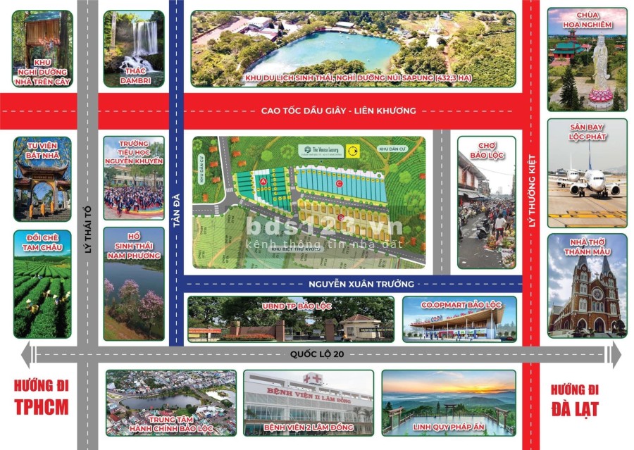 Bán đất nghỉ dưỡng The Venica - Bảo Lộc, chỉ 4tr/m2 cách TT Bảo Lộc chỉ 20p đi xe