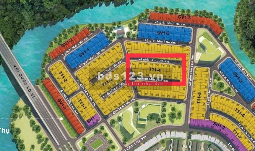 Nhà phố The Suite 8x20m gần Bờ sông+ Trường học + trung tâm y tế di chuyển đến đường lớn giá 8,95 tỷ