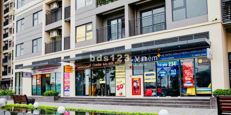 Cho thuê căn Shophouse 2 tầng căn góc mặt sảnh Vinhomes Smart City
