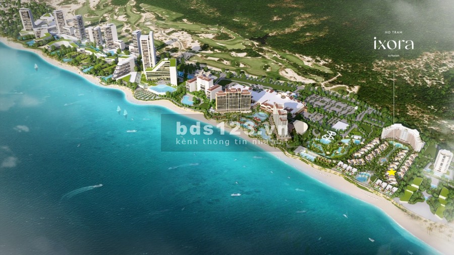 Cần bán căn Beach villa (biệt thự view biển) dự án Ixora Hồ Tràm, liên hệ 0902012828