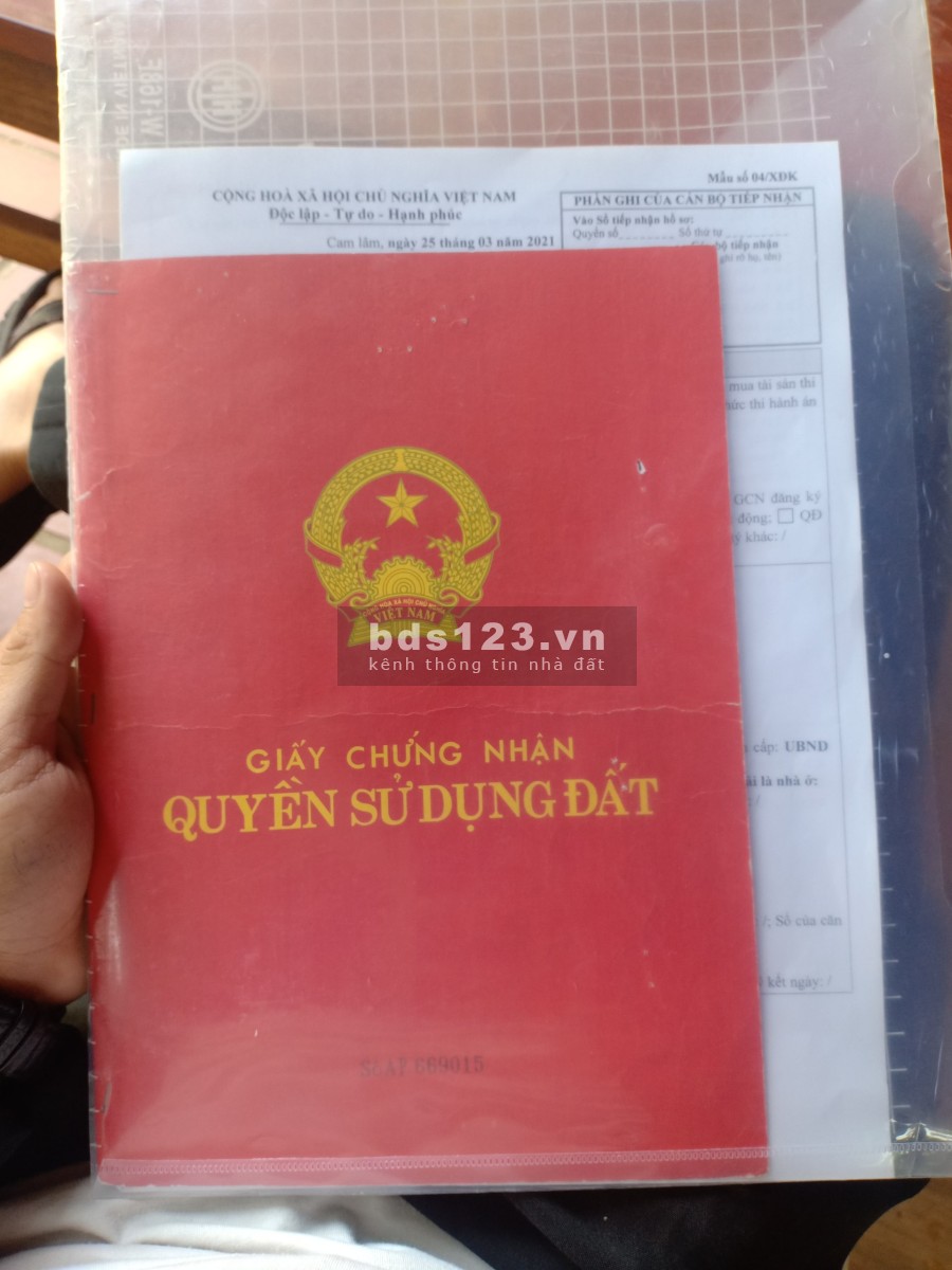 Cần bán đất Cam Lâm Khánh Hòa khu dân cư đông đúc, pháp lý chính chủ, giá tốt nhất khu