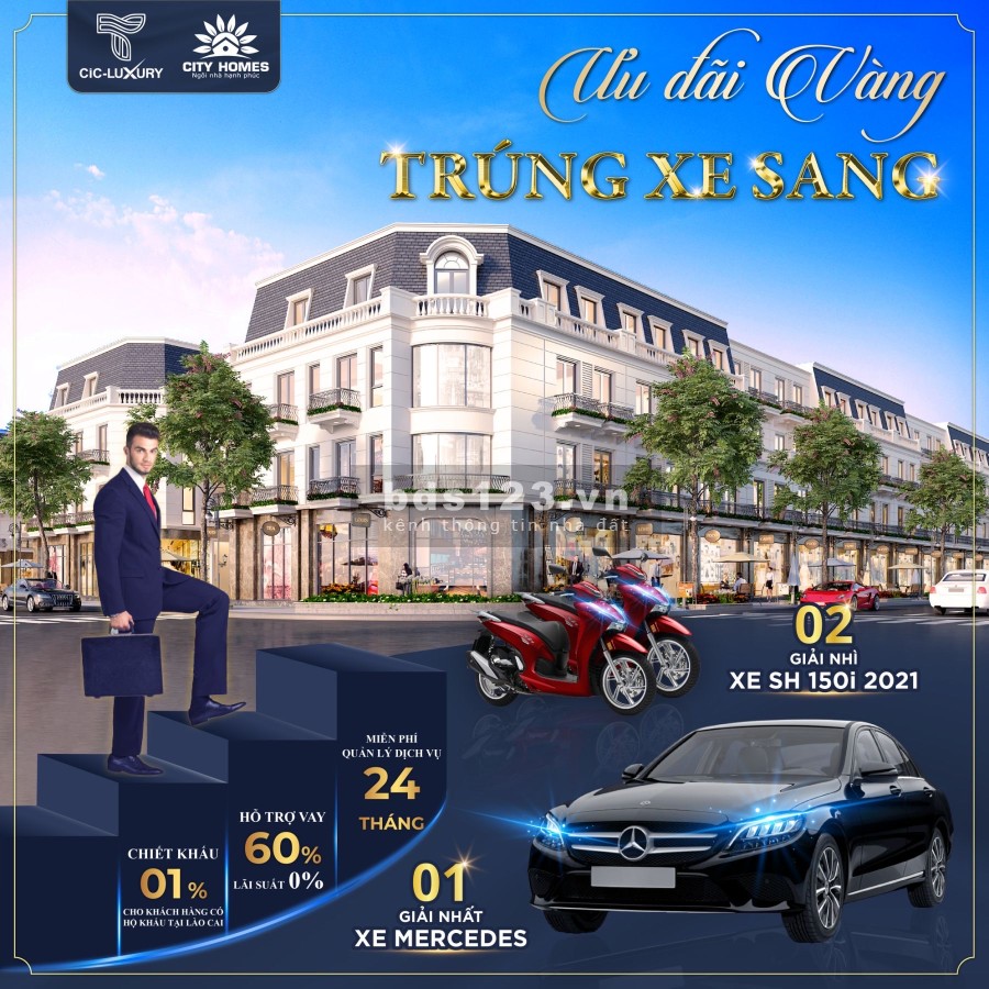Độc quyền 5 căn ngoại giao giá tốt nhất 2.16 tỷ sở hữu ngay tại CIC - Luxyry trung tâm TP Lào Cai