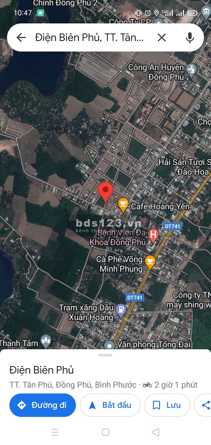 Cần tiền bán gấp lô đất ở gần trung tâm hành chính Đồng Phú Bình Dương giá 950 triệu