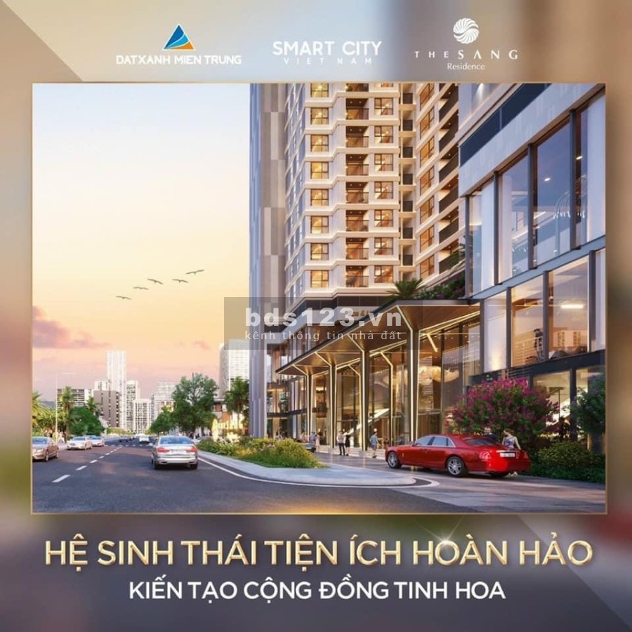 Biểu tượng căn hộ sang trọng Top 1 Đà Nẵng, chung cư The Sang Residence, giá tốt đầu tư