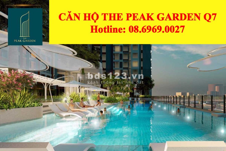 The Peak Garden mở bán 2 pn 3.3 tỷ, 3pn 4.9 tỷ Sky Villa 7.7 tỷ, chiết khấu 12%, tặng 3 chỉ vàng