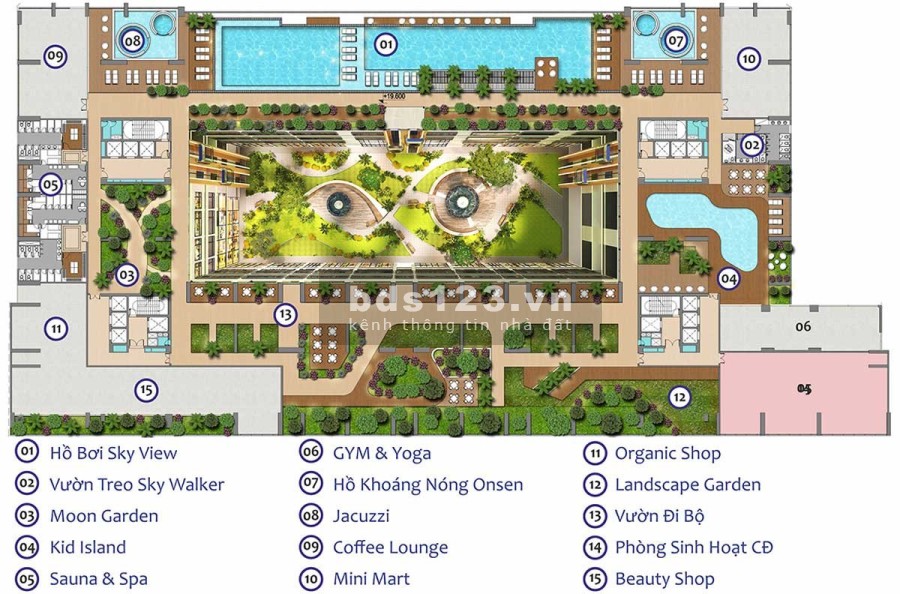 The Peak Garden mở bán 2 pn 3.3 tỷ, 3pn 4.9 tỷ Sky Villa 7.7 tỷ, chiết khấu 12%, tặng 3 chỉ vàng
