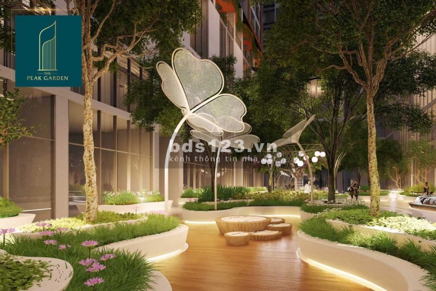 The Peak Garden mở bán 2 pn 3.3 tỷ, 3pn 4.9 tỷ Sky Villa 7.7 tỷ, chiết khấu 12%, tặng 3 chỉ vàng