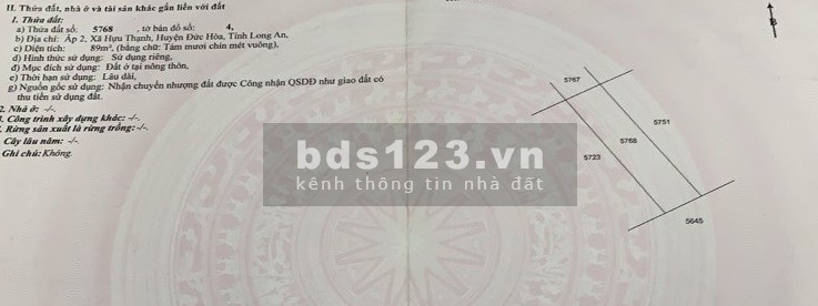 Bán đất chính chủ Đức Hòa Long An, 90m2, 900 triệu, công chứng liền.