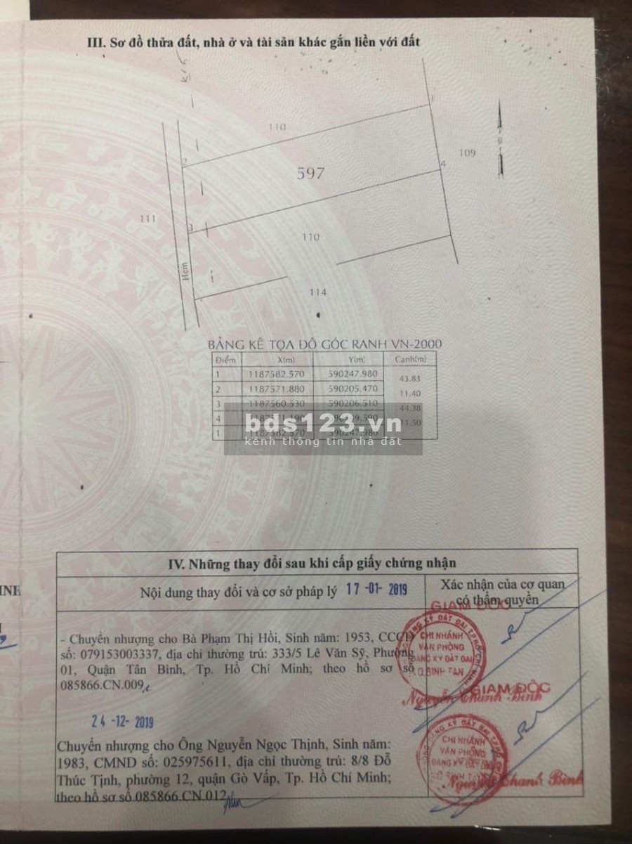 Cần Bán Lô Đất diện tích 1103.5m2, khu dân cư đông đúc, giá tốt đầu tư sinh lời cao sổ sẵn