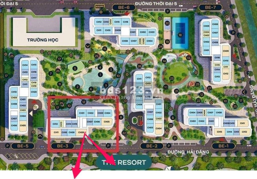 The Beverly Bán căn hộ 3 phòng ngủ toà BE3 View trực diện công viên 36ha giá tốt nhất