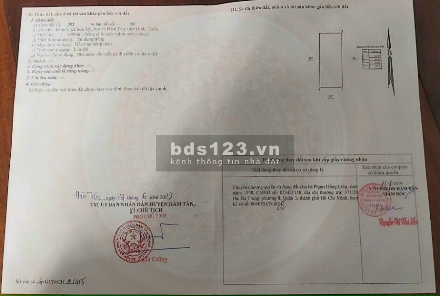 Còn 1 lô đất duy nhất full thổ cư 100% đường lớn, khu dân cư đông, diện tích 100m2