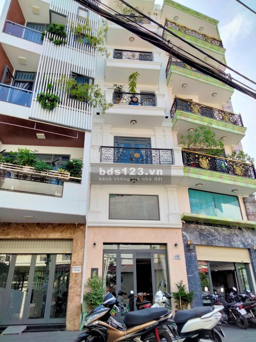 Bán nhà mặt tiền quận Bình Thạnh, 5 tầng, nở hậu, diện tích 48.7, chỉ 13 tỷ
