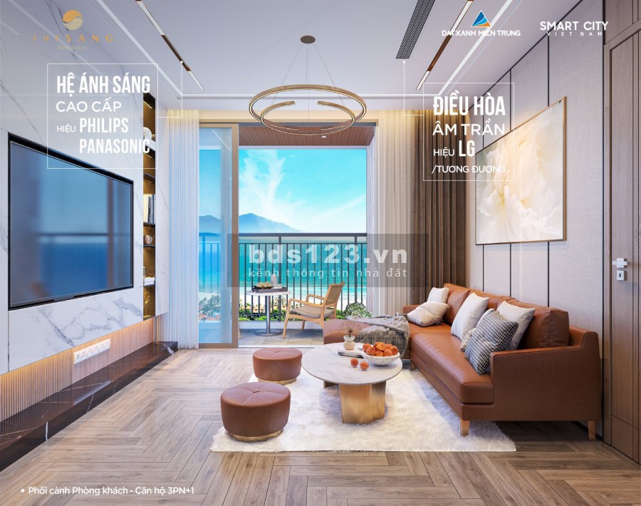 Biểu tượng căn hộ biển sang trọng TOP 1 Đà Nẵng, The Sang Residence sổ sẵn đầu tư