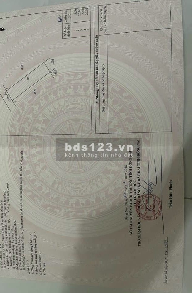 Bán gấp lô đất mặt tiền đường nhựa 16m.cách ub xã An Viễn 3km