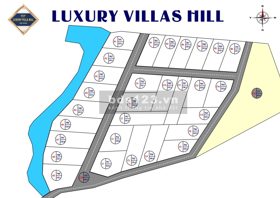 Siêu phẩm đất nền LuxuryVillas Hill Phú Quốc liên hệ 0961469720 pháp lý chính chủ, giá tốt
