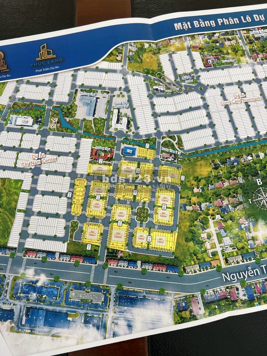 Đất nền khu dân cư Bến Lức giá bán đầu tư sinh lời, pháp lý đầy đủ