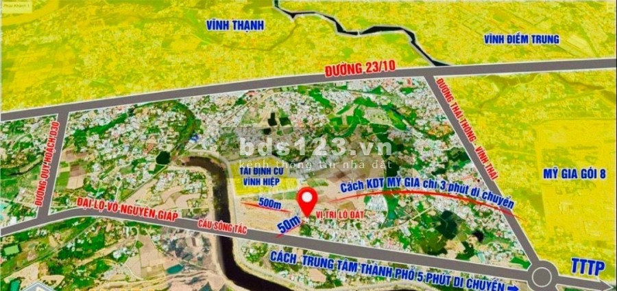 Bán đất tái định cư Phúc Khánh, Nha Trang, cạnh đại lộ Võ Nguyên Giáp, sát trung tâm thành phố
