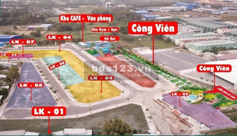 Bán đất giá đầu tư trung tâm thị xã Tân Uyên pháp lý rõ ràng, khu dân cư đông đúc