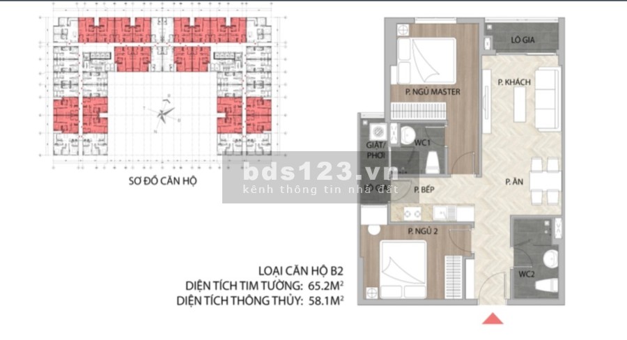 Căn hộ 2PN ngay vòng xoay An Phú ở Thuận An- Bình Dương pháp lý chuẩn